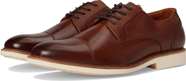 Stacy Adams Wesbridge Cap Toe Lace-Up Men's Lace-up Boots Chocolate : 12 M, Leather