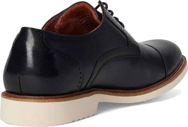 Stacy Adams Wesbridge Cap Toe Lace-Up Men's Lace-up Boots Navy : 9.5 M, Leather - Image 4