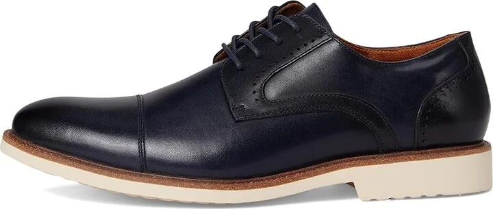 Stacy Adams Wesbridge Cap Toe Lace-Up Men's Lace-up Boots Navy : 9.5 M, Leather - Image 6