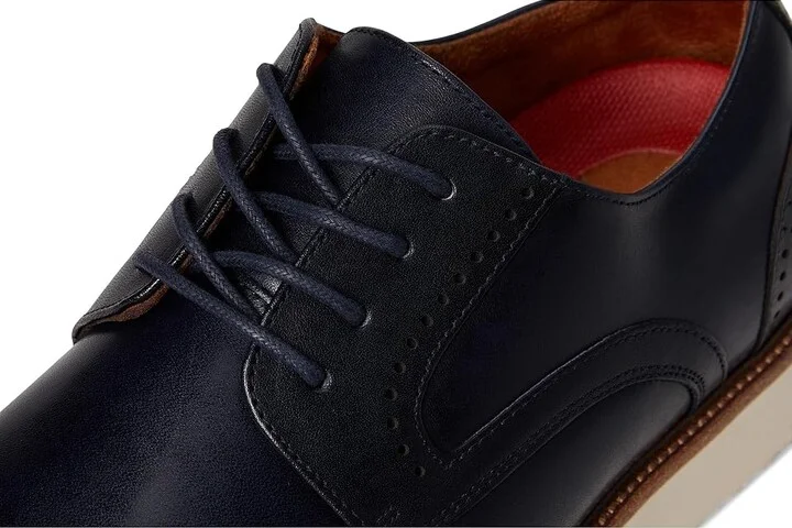 Stacy Adams Wesbridge Cap Toe Lace-Up Men's Lace-up Boots Navy : 9.5 M, Leather - Image 7