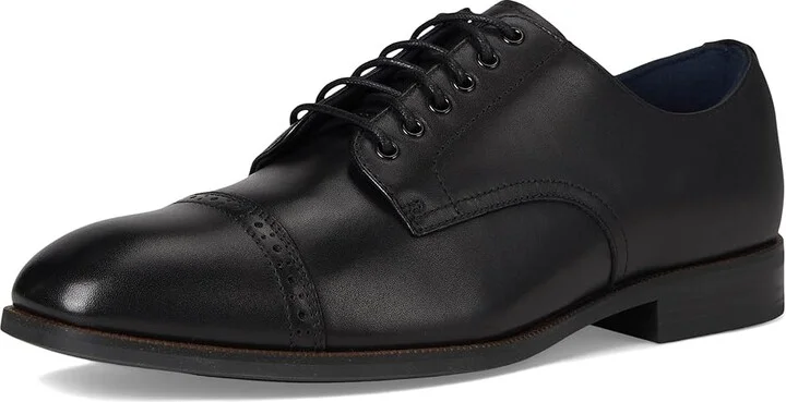 Stacy Adams William Cap Toe Lace-Up Men's Lace Up Wing Tip Shoes Black : 12 M, Leather/Rubber - Image 5