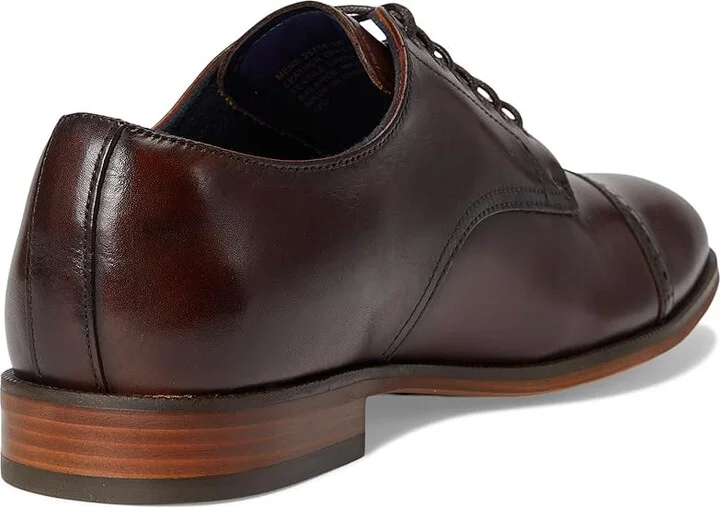 Stacy Adams William Cap Toe Lace-Up Men's Lace Up Wing Tip Shoes Brown : 10.5 M, Leather/Rubber - Image 4