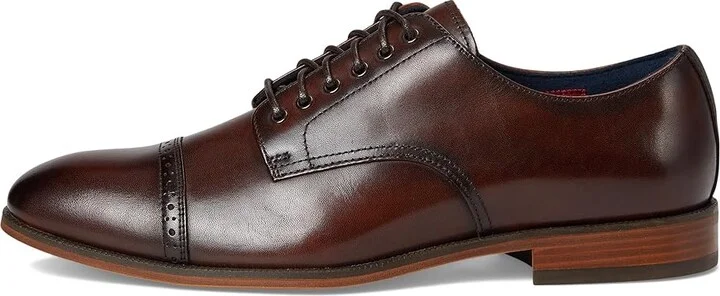 Stacy Adams William Cap Toe Lace-Up Men's Lace Up Wing Tip Shoes Brown : 10.5 M, Leather/Rubber - Image 6