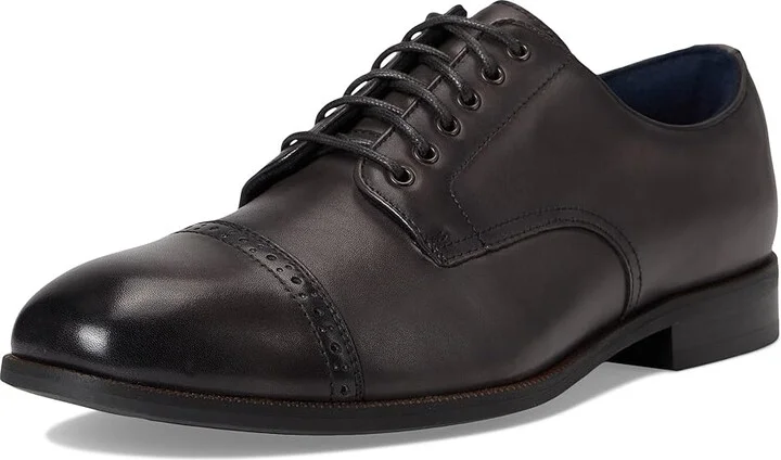Stacy Adams William Cap Toe Lace-Up Men's Lace Up Wing Tip Shoes Gray : 9 M, Leather/Rubber - Image 5