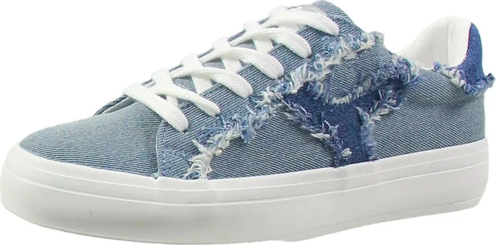 Stallion Womens Two Tone Man Made Casual And Fashion Sneakers