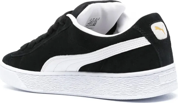Stamped-Logo Suede Platform Sneakers - Image 3