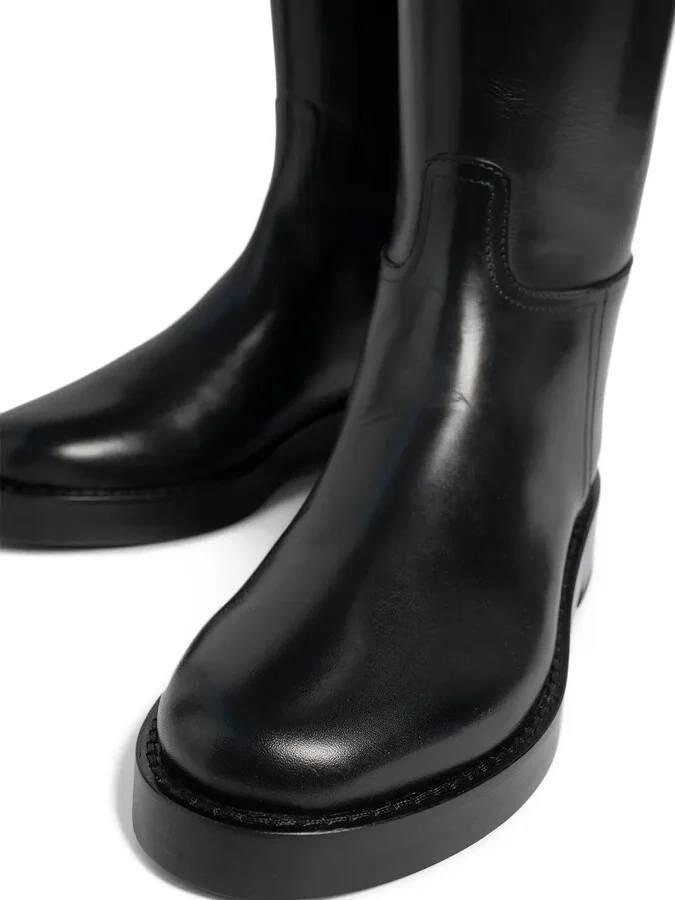 Stan knee-high biker boots - Image 4