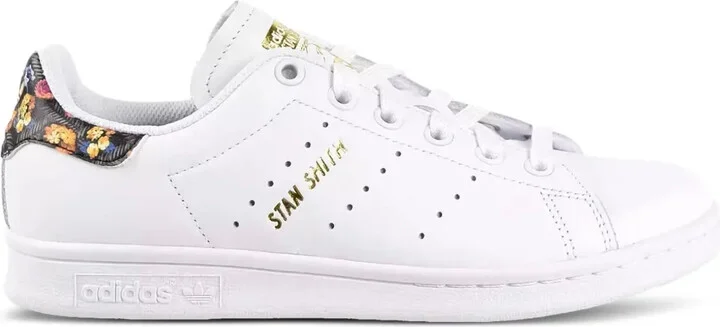 Stan Smith "White/Gold Floral" sneakers