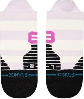 Stance Break Mid Tab Women's Crew Cut Socks Shoes Orchid : XS/SM (Women's Shoe 5-10), Cotton/Nylon/Polyester