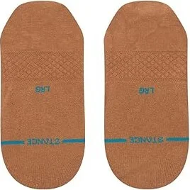 Stance Icon No Show Crew Cut Socks Shoes Dark Oatmeal : SM (US Men's Shoe 3-5.5 - Women's Shoe 5-7.5), Nylon/Cotton - Image 3