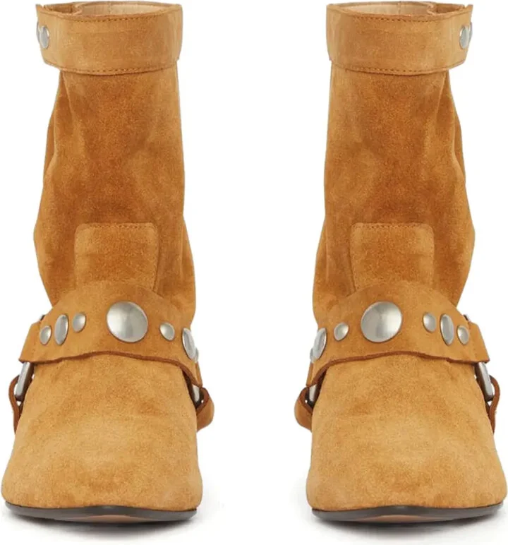 Stania studded suede boots - Image 4
