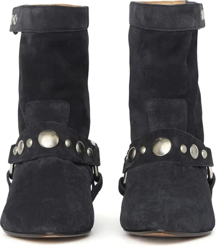 Stania studded suede boots - Image 4