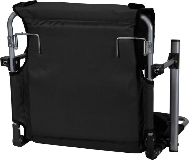 Stansport Tubular Frame Folding Stadium Seat with Arms /Tan - Image 3