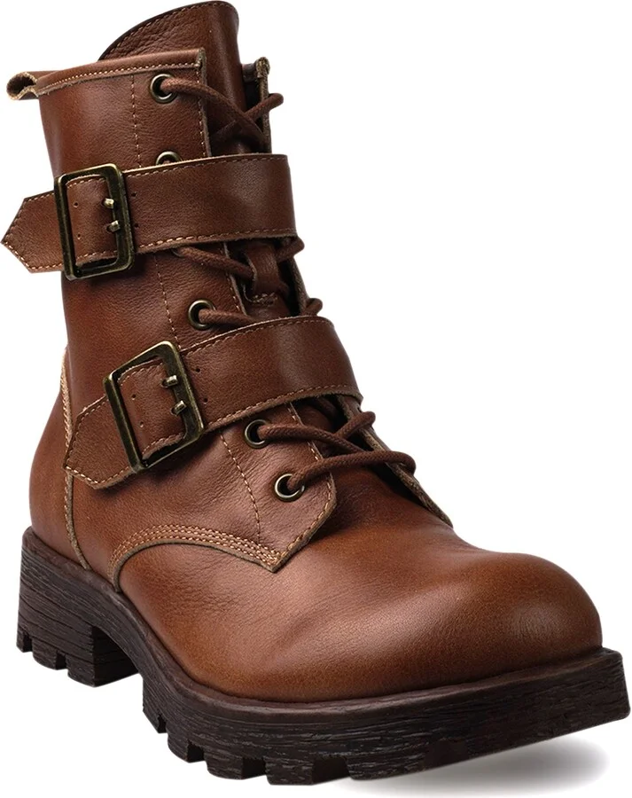 Stanza Lug Sole Moto Bootie