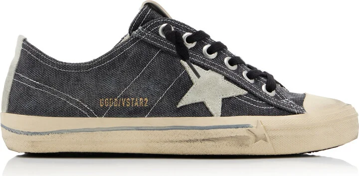Star 2 Suede-Trimmed Canvas SneakersGoose