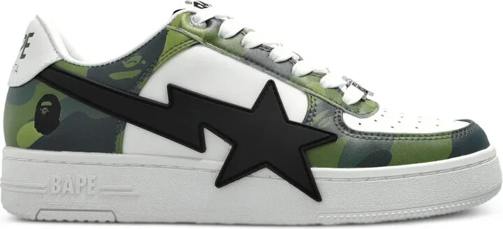 Star-Appliqué Camouflage-Pattern Sneakers