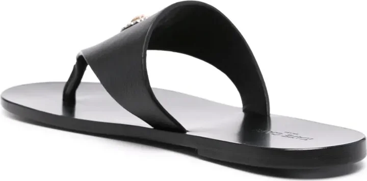 Star-Appliqué Leather Sandals - Image 3
