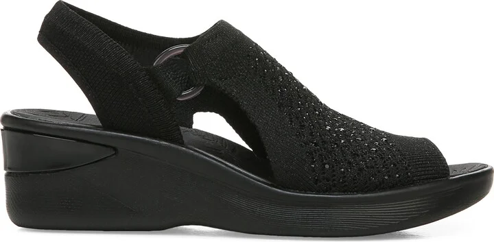 Star Bright Knit Wedge Sandal - Image 3