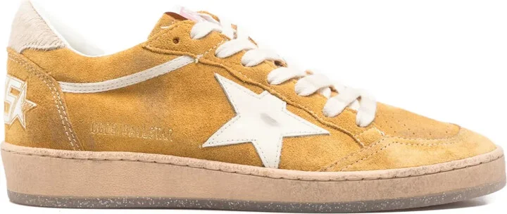 Star-Detail Suede Sneakers