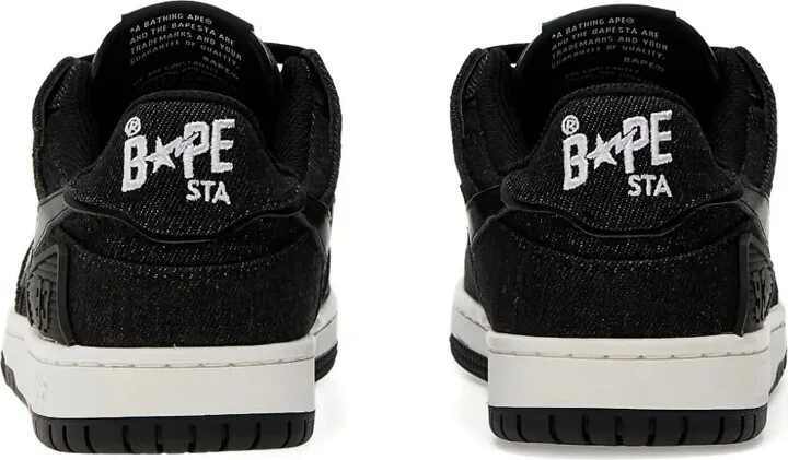 Star-Embellished Denim Sneakers - Image 4