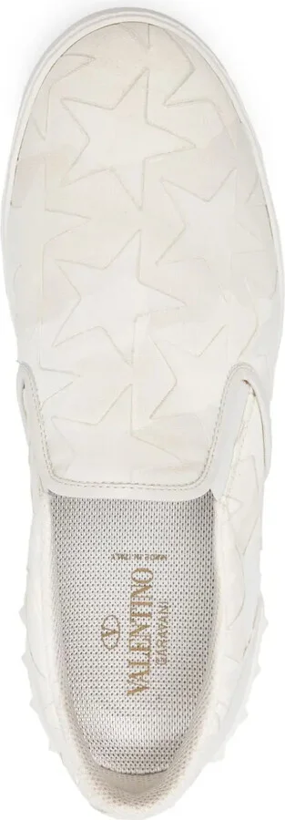 Star-Jacquard Canvas Sneakers - Image 4