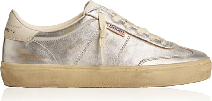 Star Laminated Leather SneakersGoose