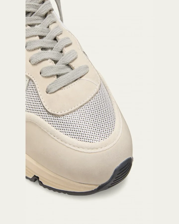 Star Nylon Leather Running Sneakers - Image 2