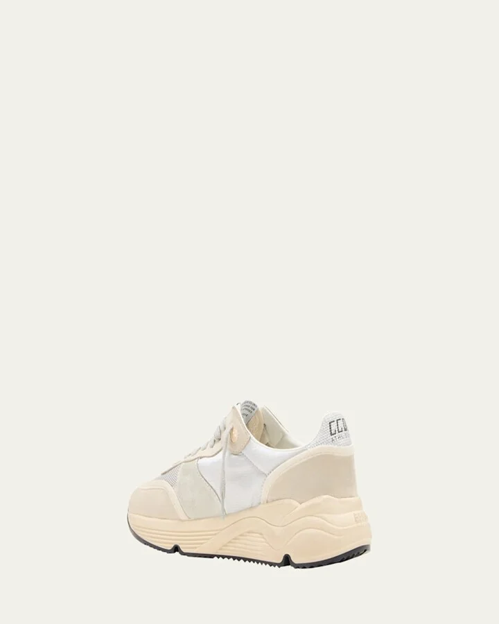 Star Nylon Leather Running Sneakers - Image 3