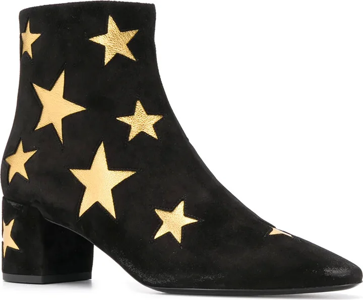 Star-Patch Ankle Boots - Image 2