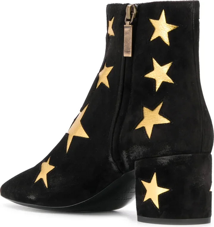 Star-Patch Ankle Boots - Image 3