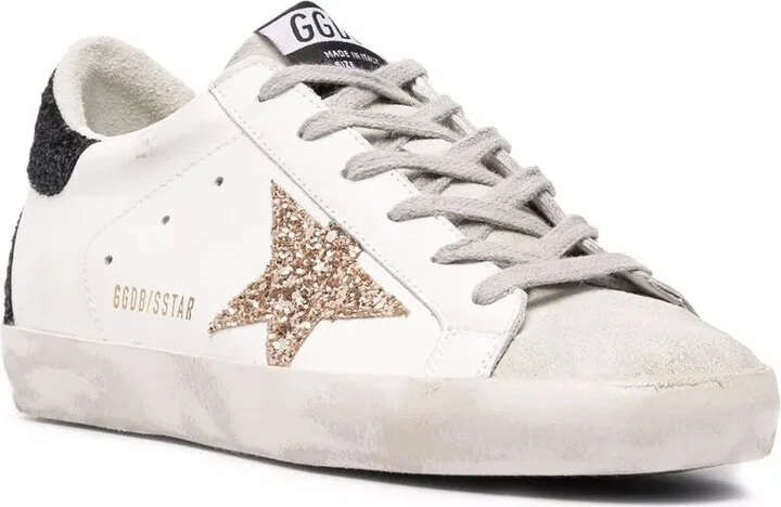Star-Patch Lace-Up Sneakers - Image 2
