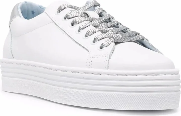 Star-Patch Lace-Up Sneakers - Image 2