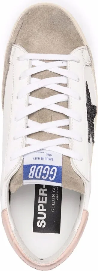 Star-Patch Lace-Up Sneakers - Image 4