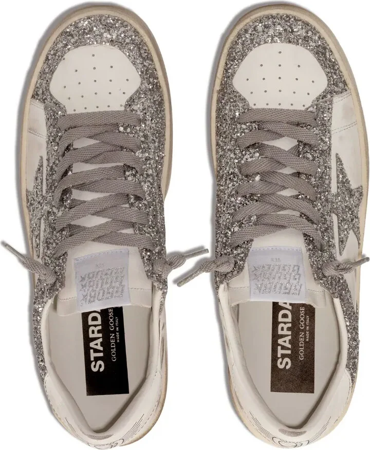 Star-Patch Lace-Up Sneakers - Image 2
