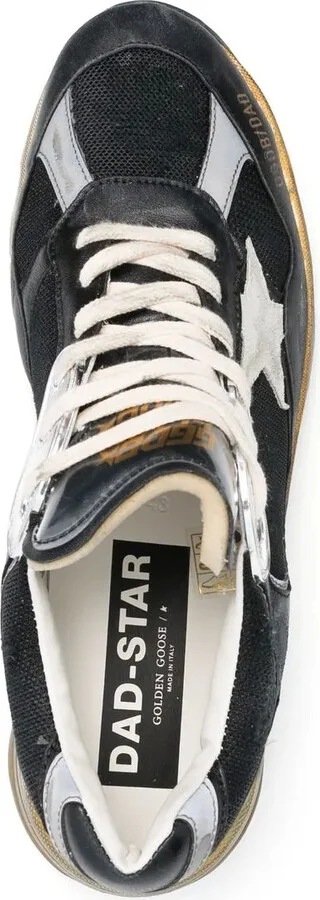 Star-Patch Lace-Up Sneakers - Image 4