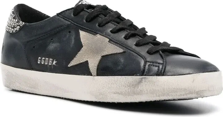 Star-Patch Lace-Up Sneakers - Image 2