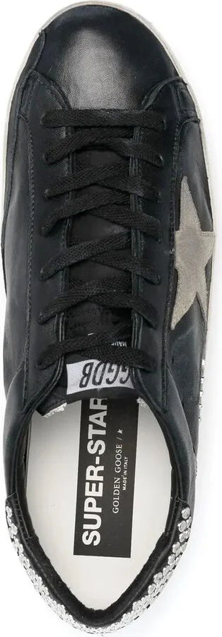 Star-Patch Lace-Up Sneakers - Image 4
