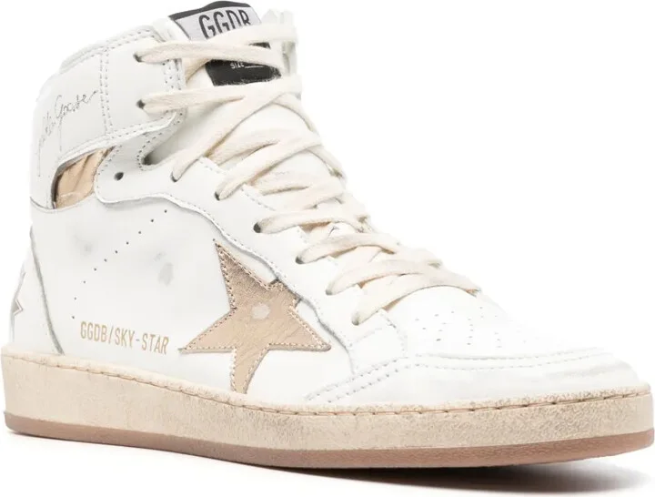 Star-Patch Lace-Up Sneakers - Image 2