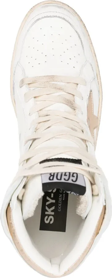 Star-Patch Lace-Up Sneakers - Image 4