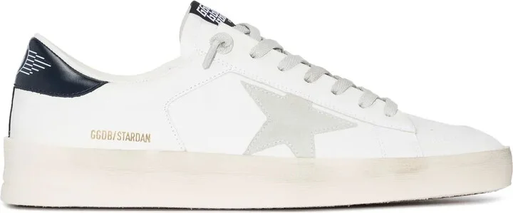 Star-Patch Lace-Up Sneakers