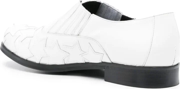 Star-Patch Leather Loafers - Image 3