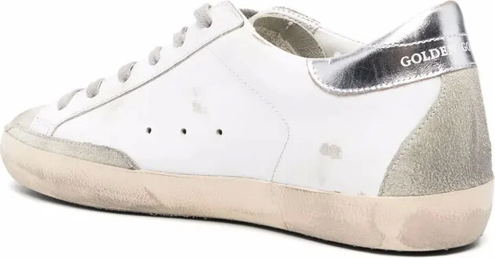 Star-Patch Leather Low-Top Sneakers - Image 3