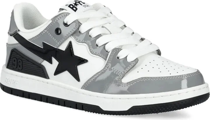 Star-Patch Leather Sneakers - Image 2