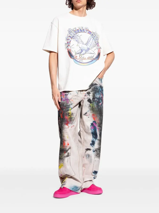 Star-Patch Leather Sneakers - Image 4