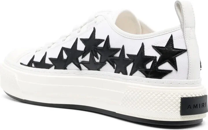 Star-Patch Low-Top Sneakers - Image 3
