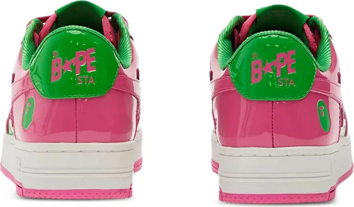 Star-Patch Patent Leather Sneakers - Image 3