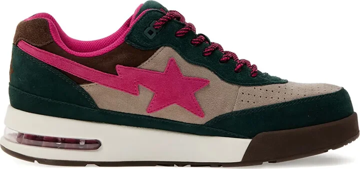 Star-Patch Suede Sneakers