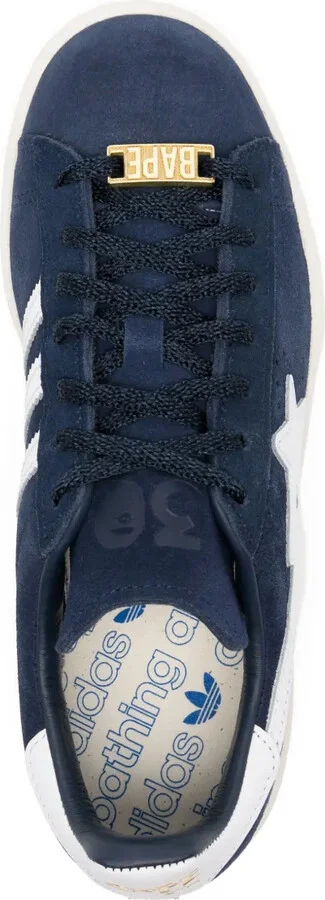 Star-Patch Suede Trainers - Image 4