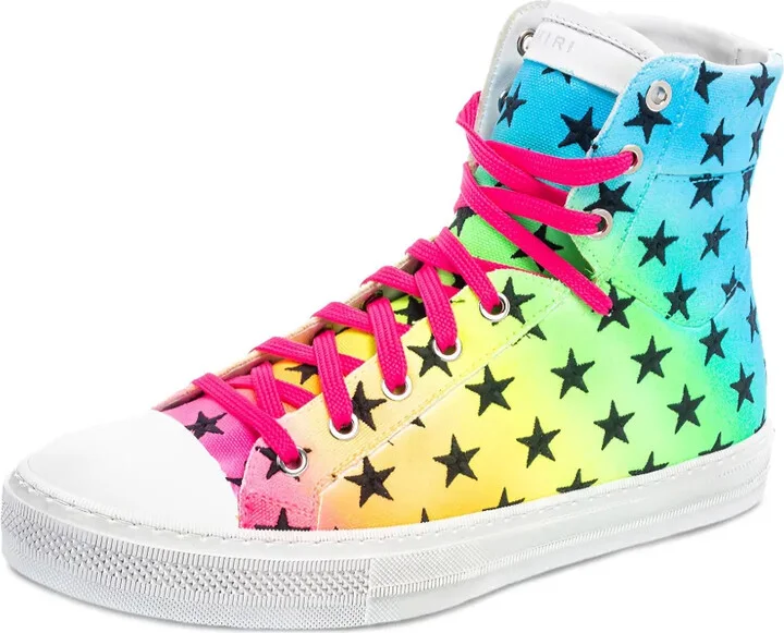 Star-Print High-Top Sneakers - Image 2