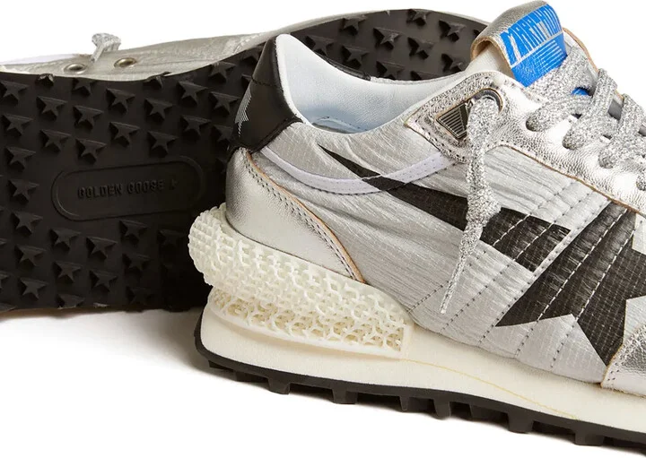 Star-Print Lace-Up Sneakers - Image 2